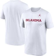 Jordan Brand Men's Jordan Brand White Oklahoma Sooners Primetime Legend Wordmark T-Shirt