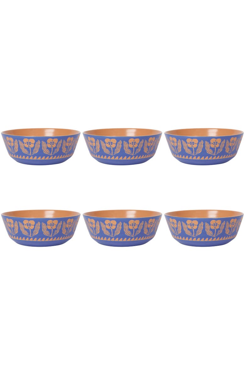 Danica Brands Teppi Bowl - Set of 6, Main, color, Blue