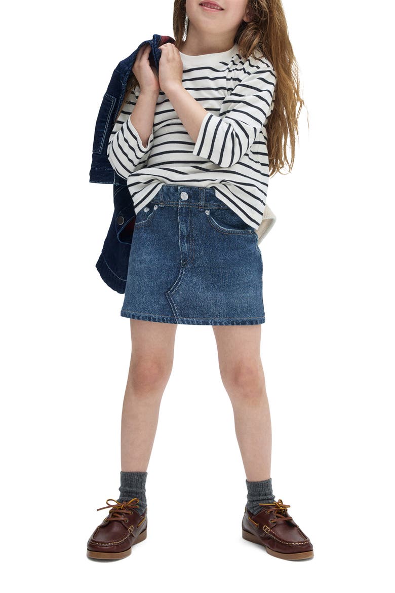 Kids' Mini Miramar Terry Cloth Skirt, Alternate, color, PETRA