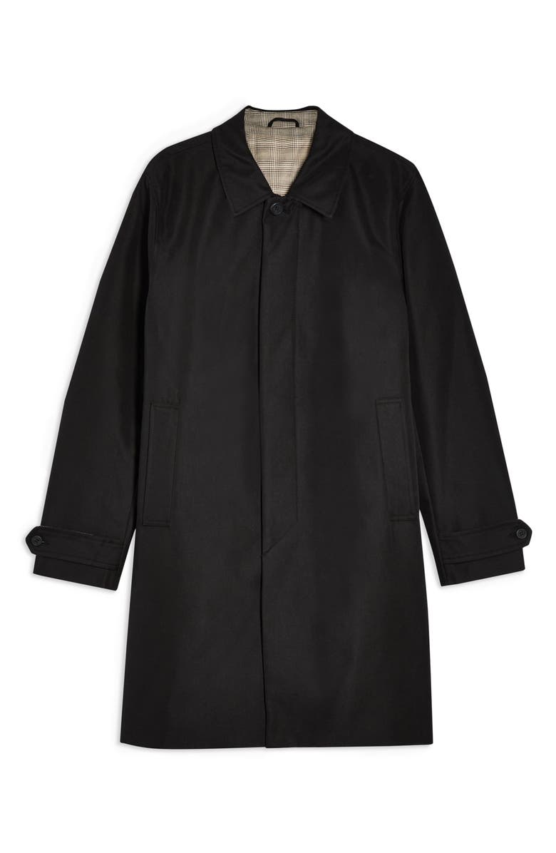 Topman Fred Classic Fit Twill Car Coat, Alternate, color, 