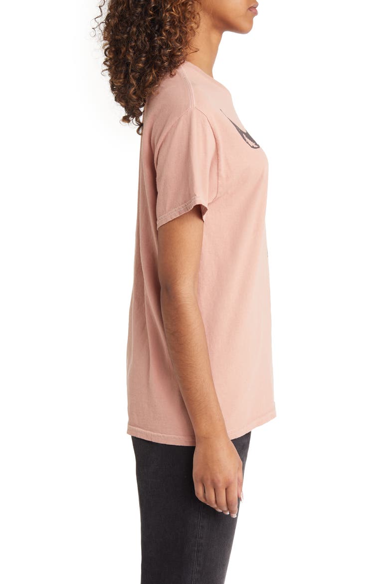 Women's Longhorn Cotton Graphic Tee, Alternate, color, CAFE CREME