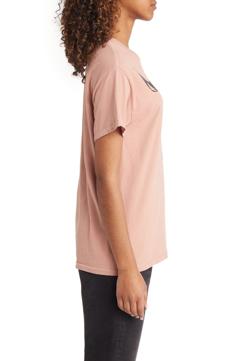 Vinyl Icons Women's Longhorn Cotton Graphic Tee, Alternate, color, 