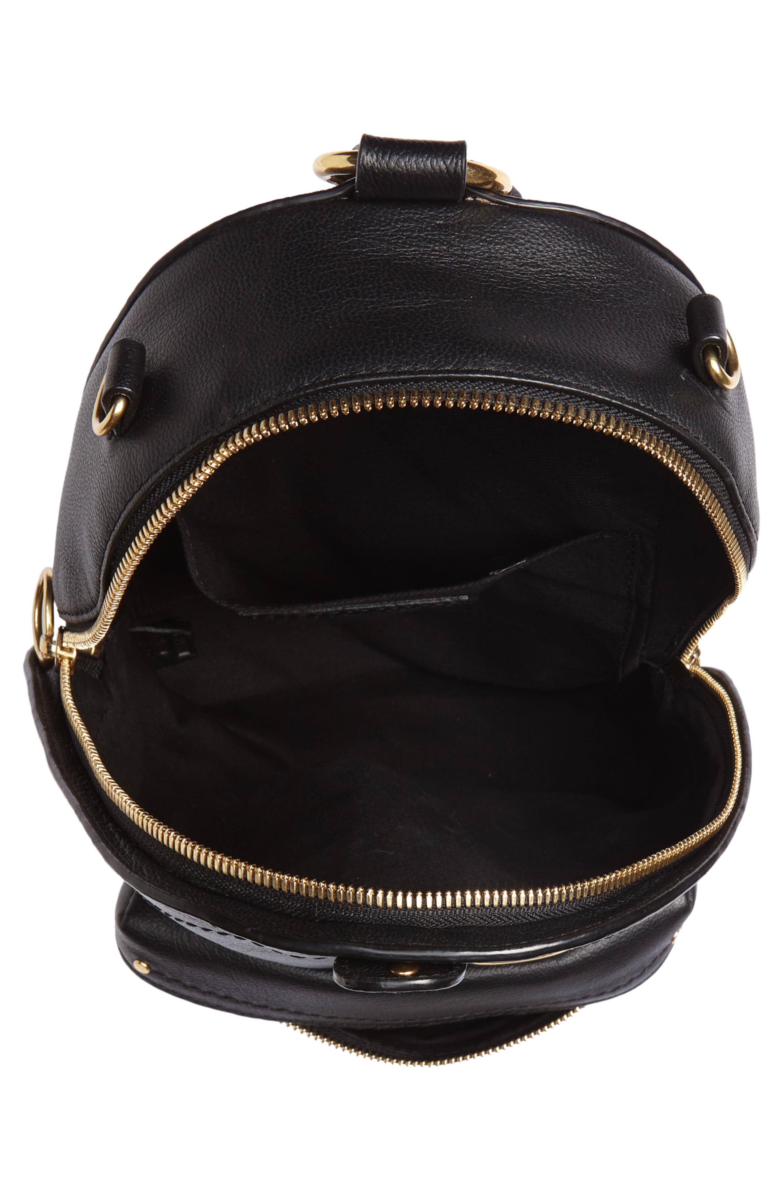 See by Chloé Mini Mino Leather Backpack, Alternate, color, 