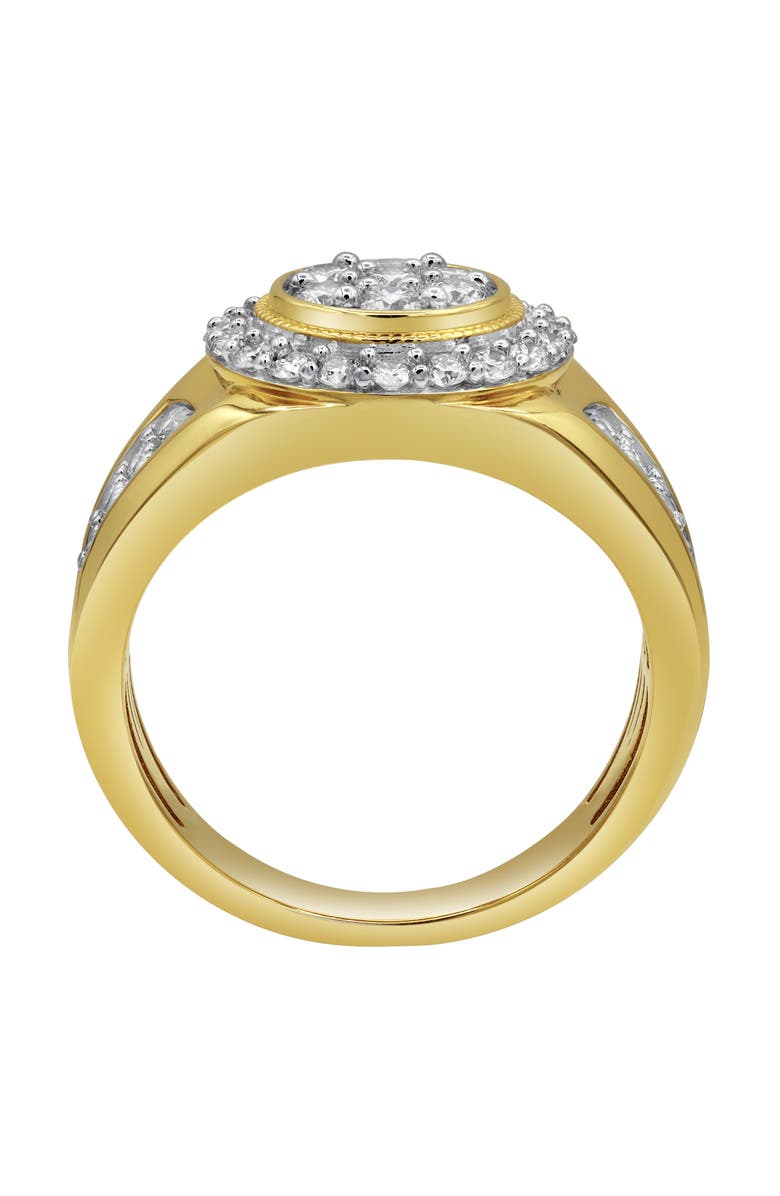 LuvMyJewelry Heavyweight Diamond 14K Yellow Gold Diamond Men Statement Ring - 1.51ct., Alternate, color, 14K Yellow Gold