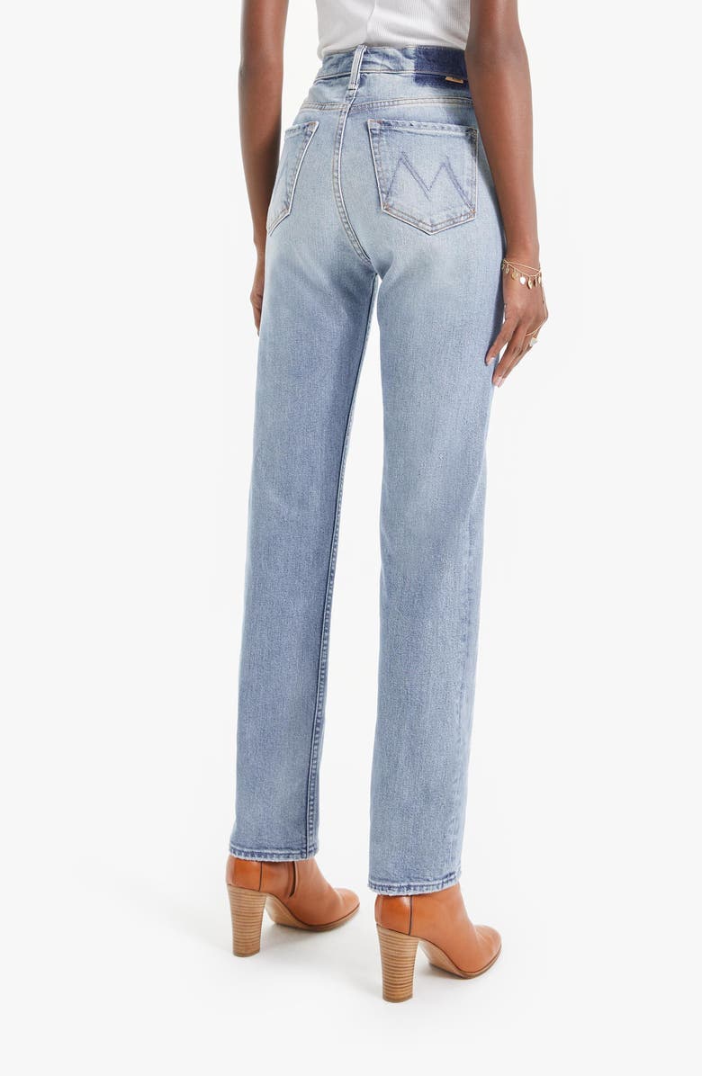 MOTHER Rider Skimp High Waist Straight Leg Jeans, Alternate, color,