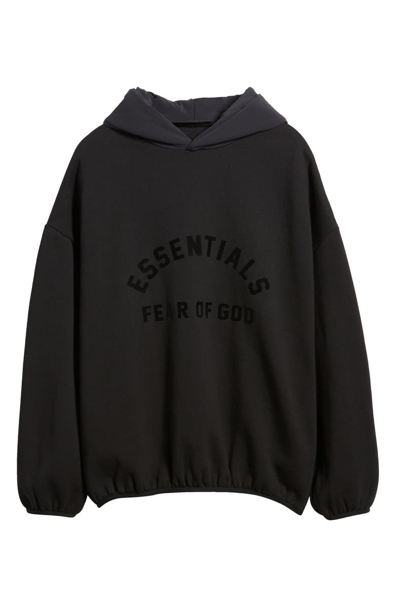 Fear of God Essentials Logo Fleece Graphic Hoodie, Alternate, color,