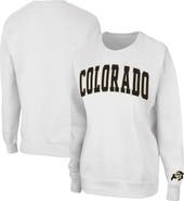 COLOSSEUM Women's Colosseum White Colorado Buffaloes Campanile Pullover Sweatshirt