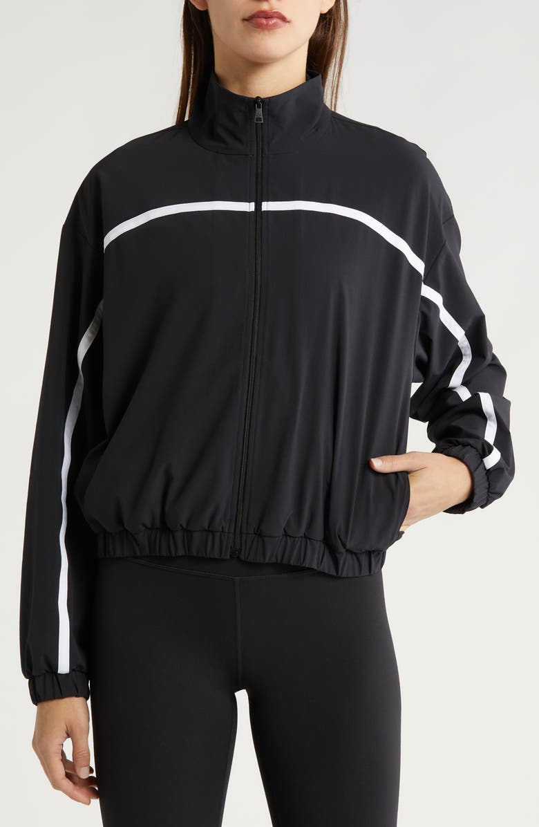 Beyond Yoga Go Retro Track Jacket, Alternate, color, 