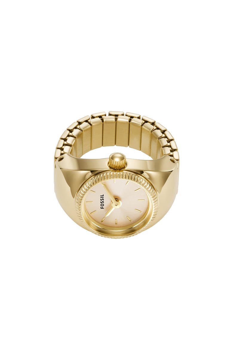 Ring Watch, 15mm, Alternate, color, GOLD