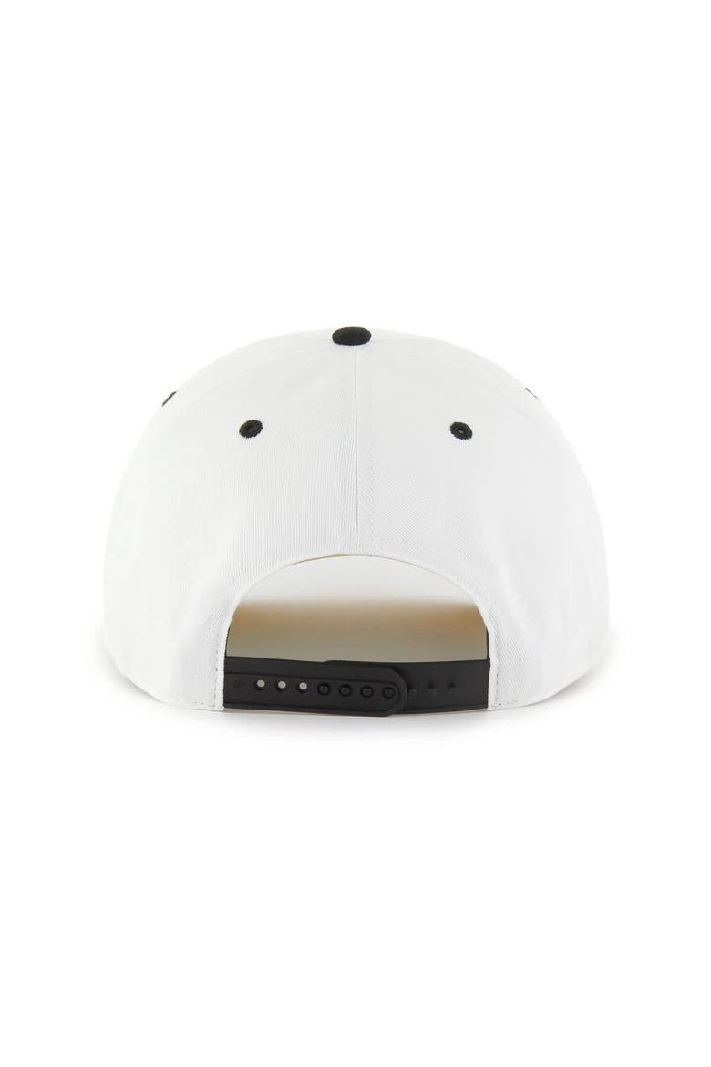 Men's '47 White/Black New Orleans Saints Roscoe Two-Toned Hitch Adjustable Hat, Alternate, color, White
