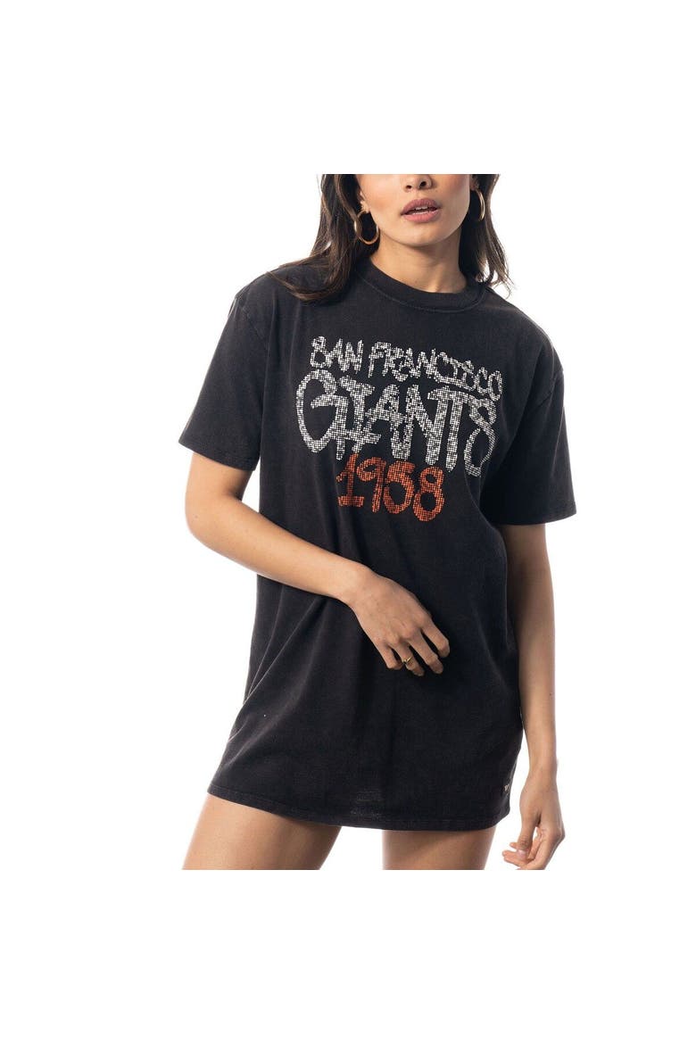 Women's The Wild Collective Black San Francisco Giants T-Shirt Dress, Alternate, color, Black