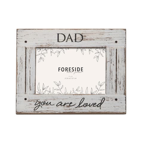 You Are Loved 5x7 Distressed Wood Picture Frame