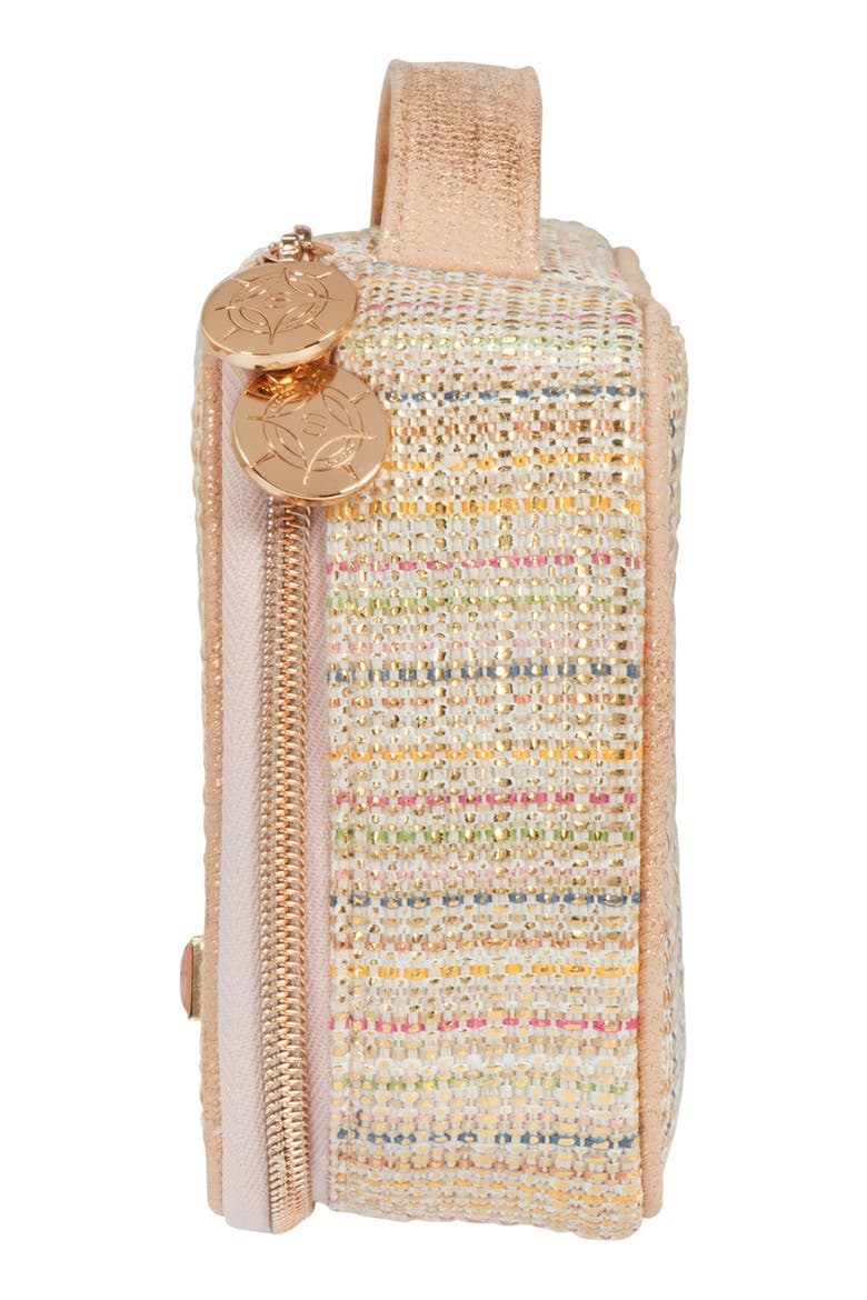 Jakarta Gold Grace Brush Case, Alternate, color, GOLD
