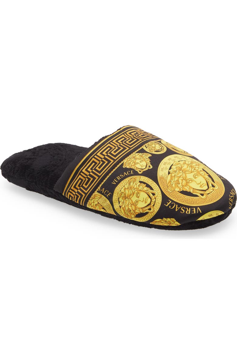 Versace Medusa Amplified Slipper, Main, color,