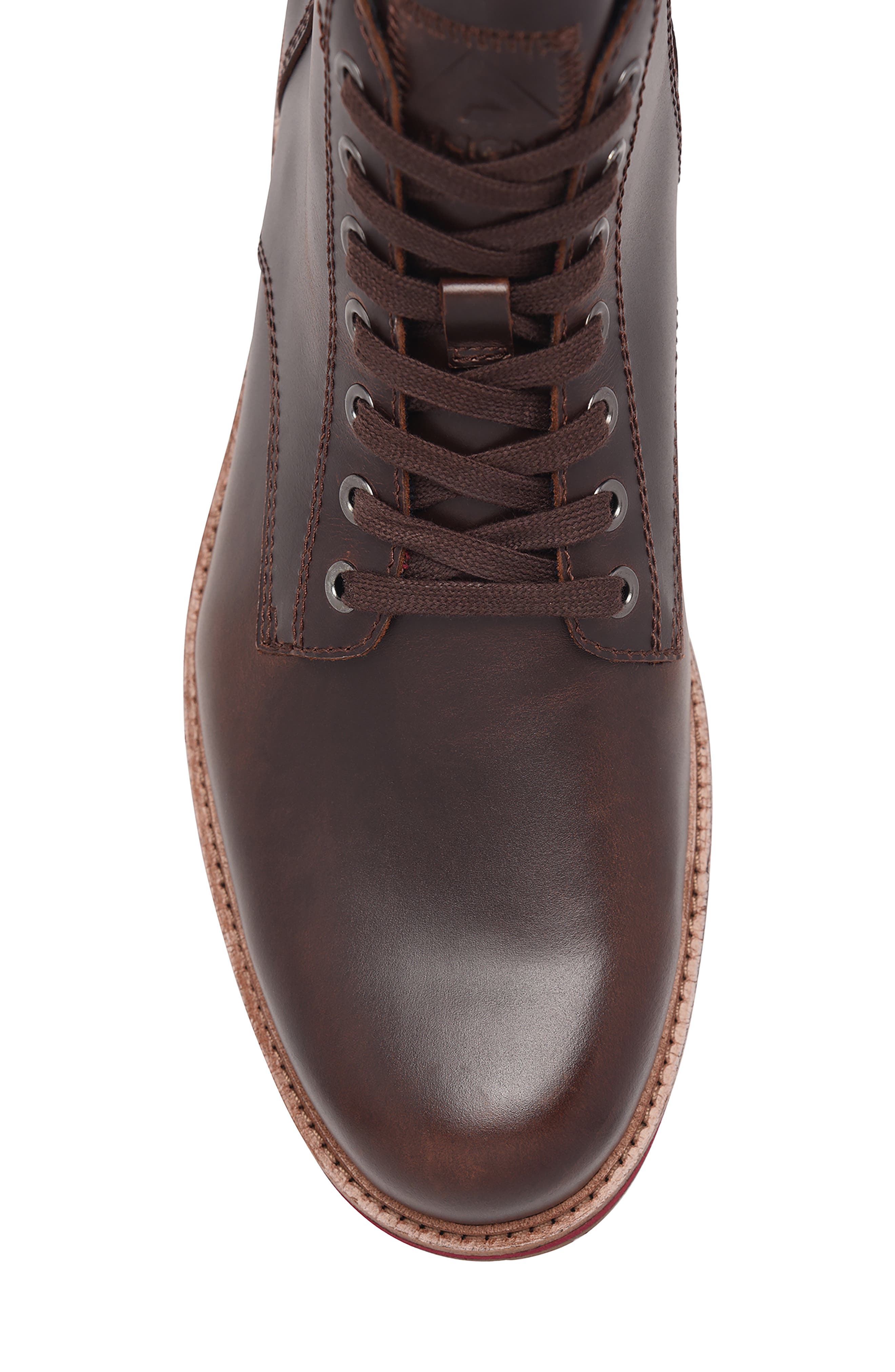 Ryder Weatherproof Lugged Plain Toe Boot, Alternate, color, BRIDLE BROWN
