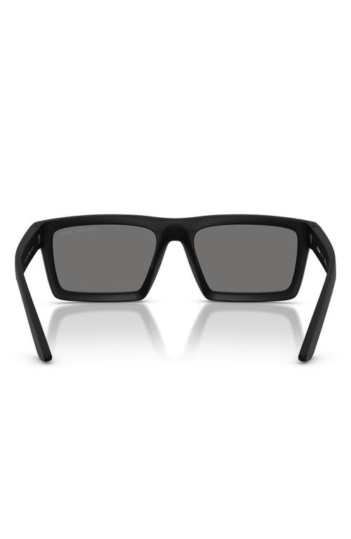 Prada Linea Rossa 55mm Rectangular Sunglasses