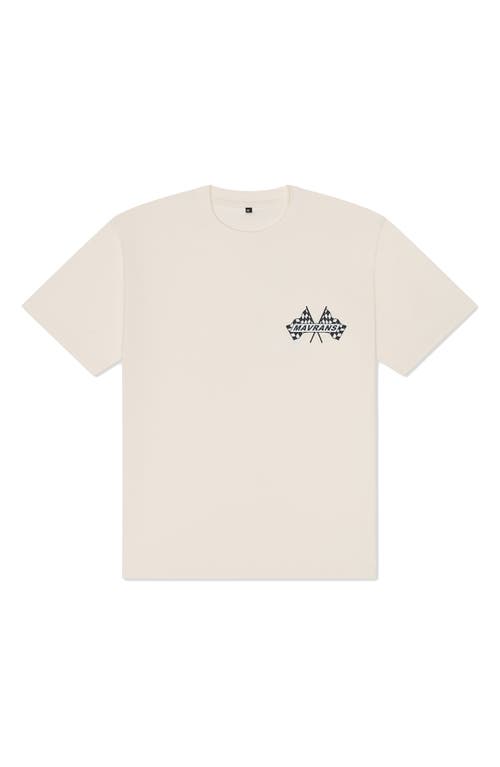 Mavrans Victory Lap Graphic T-shirt In White