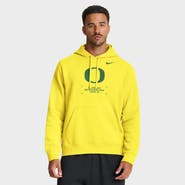 Nike Men's Nike Yellow Oregon Ducks Basketball Two-Hit Club Fleece Pullover Hoodie