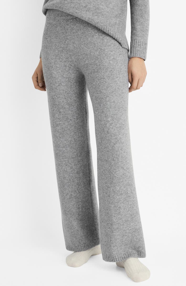 MANGO Knit Pants, Main, color, Grey