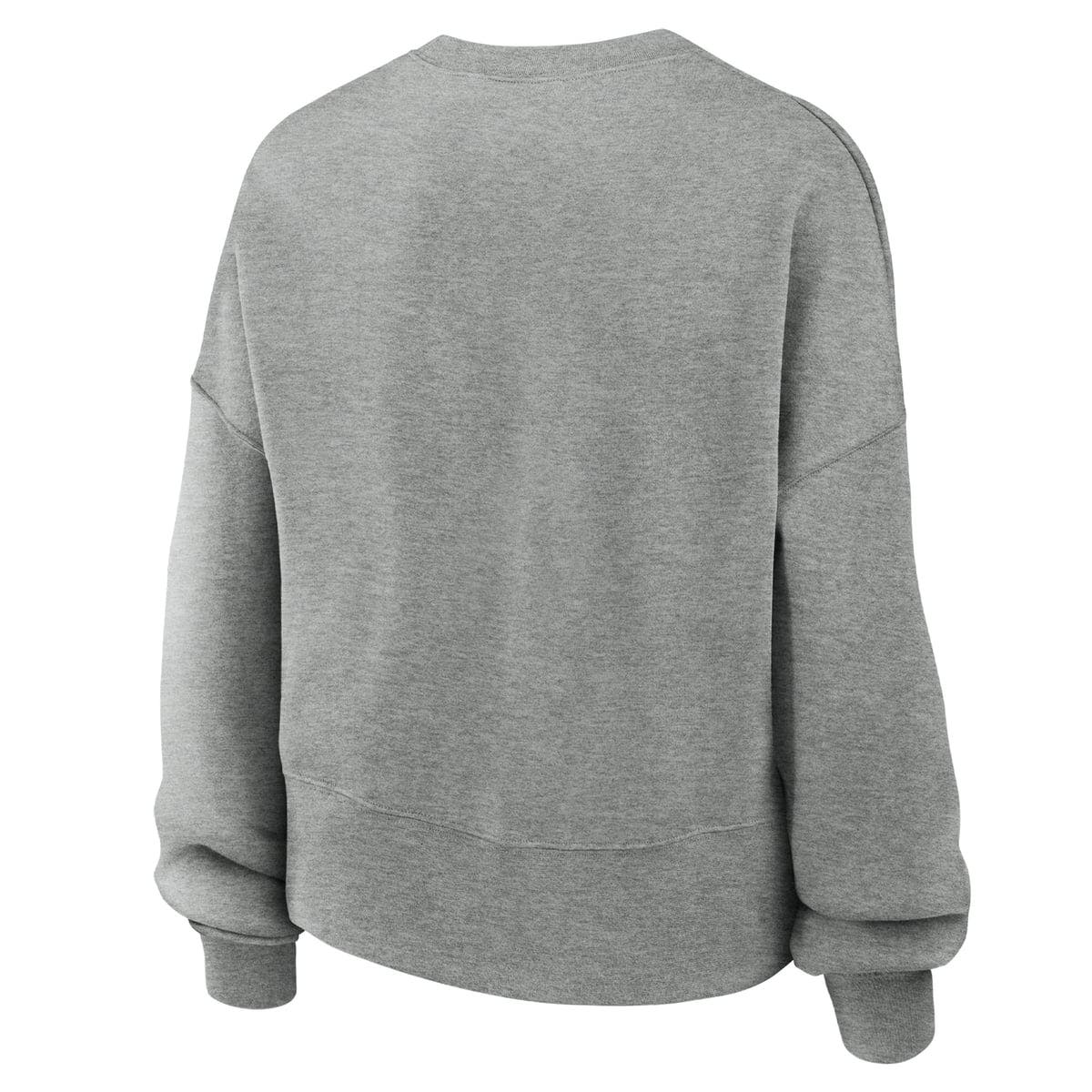 Nike Women's Nike Heather Gray Arkansas Razorbacks Phoenix Fleece ...