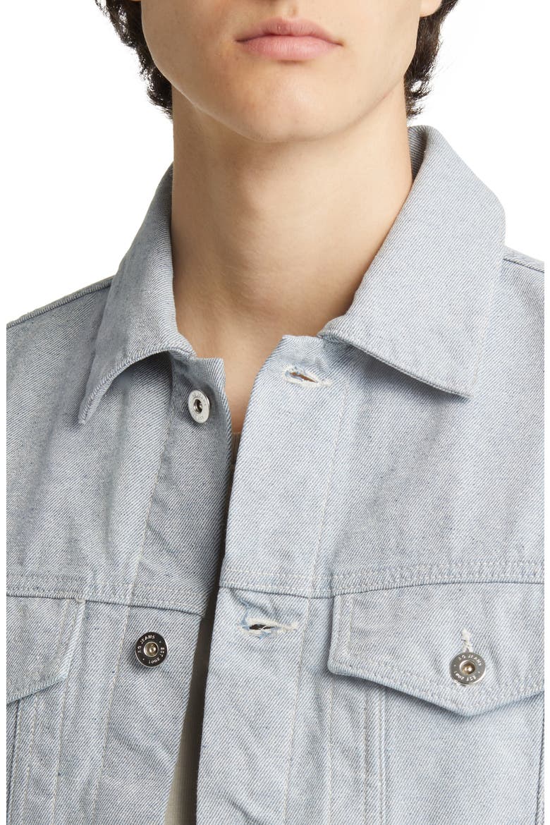 Dart Denim Trucker Jacket, Alternate, color, RECLAIMED INDIGO