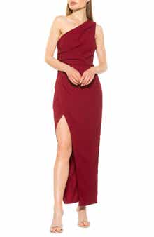 Alexia Admor Alessi One-Shoulder Maxi Dress