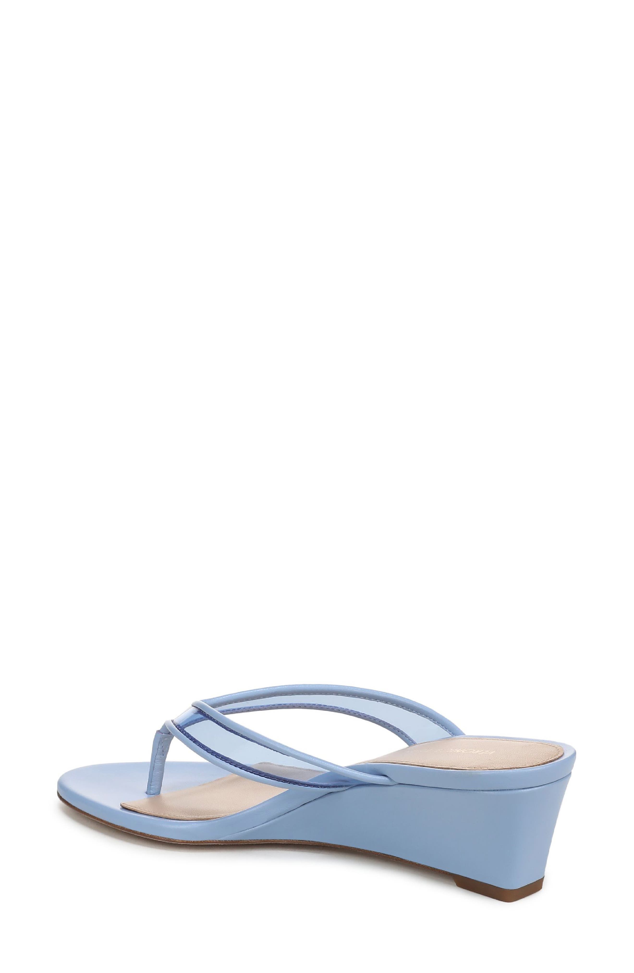 Clea Wedge Flip Flop, Alternate, color, BLUE JAY
