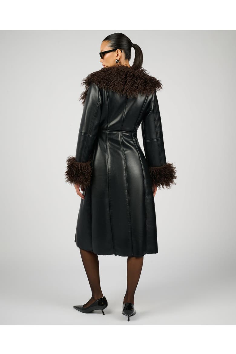 Penny Lane Coat, Alternate, color, BLACK/BROWN