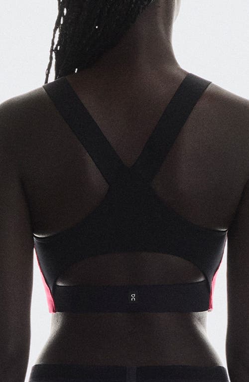 On Performance Flex Sports Bra In Red