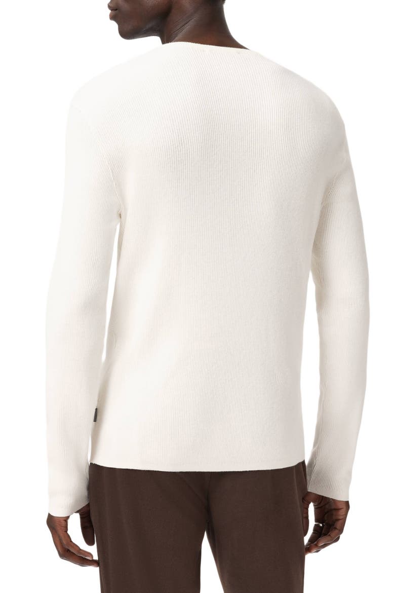 Javis Organic Cotton & Cashmere Rib Henley, Alternate, color, SALT