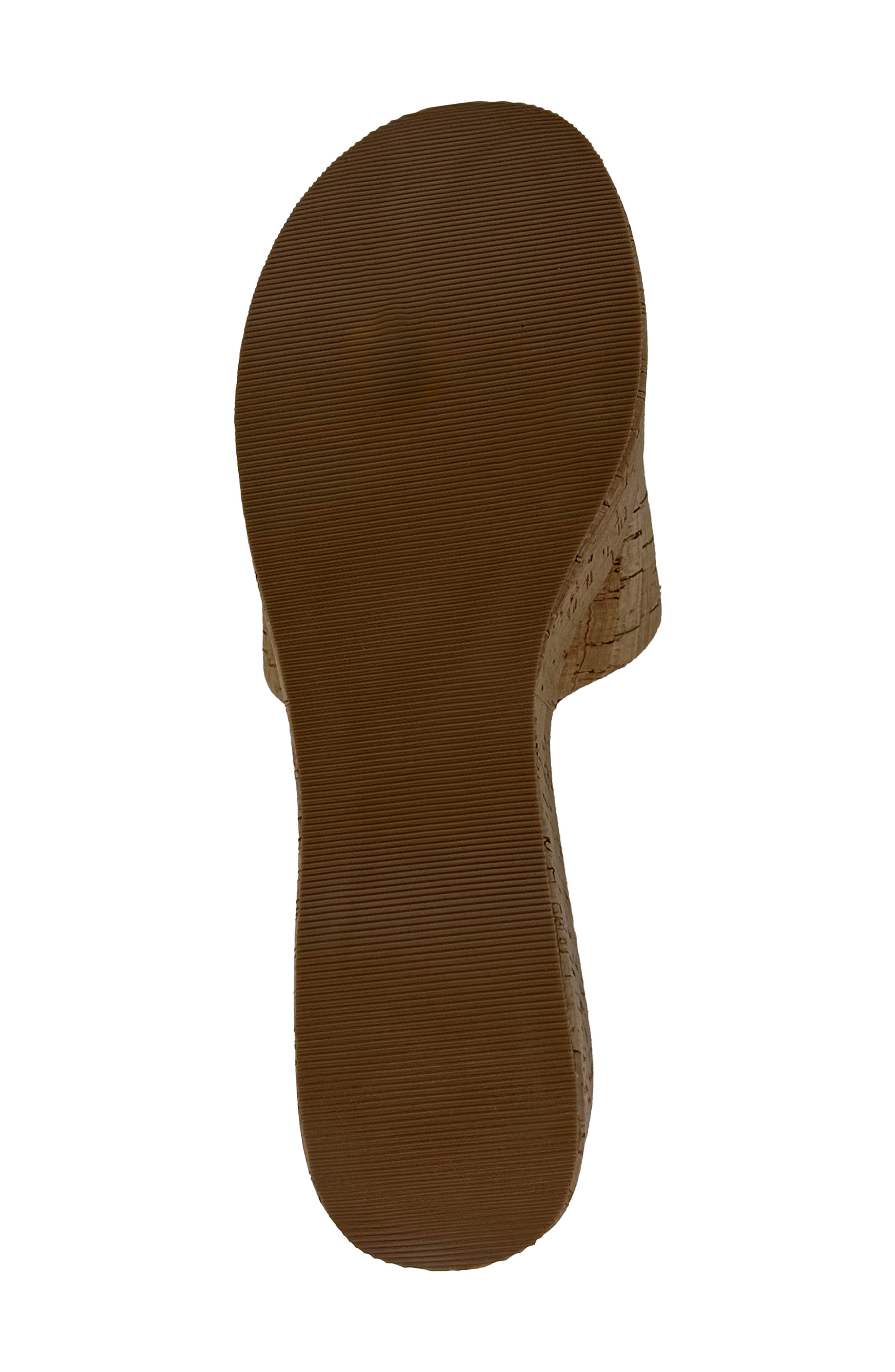 SHUSHOP Ivy Platform Slide Sandal, Alternate, color, Cork