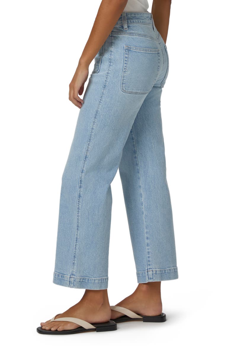 Leenah Patch Pocket Wide Leg Jeans, Alternate, color, OLEVIA