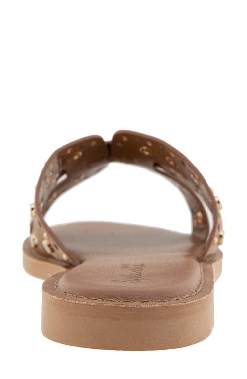 Splendid Samira Studded Slide Sandal In Caramel