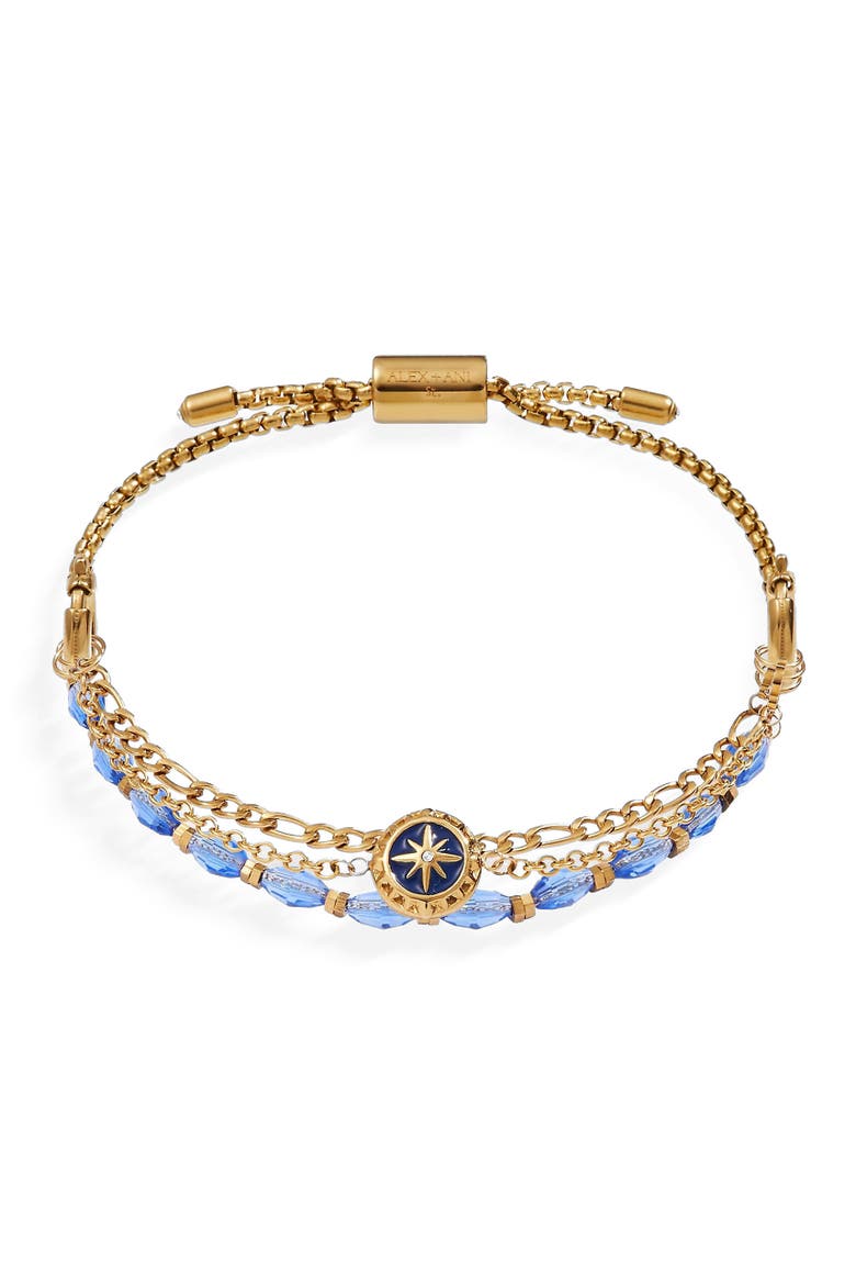 Compass Stranded Bracelet Set, Main, color, Gold