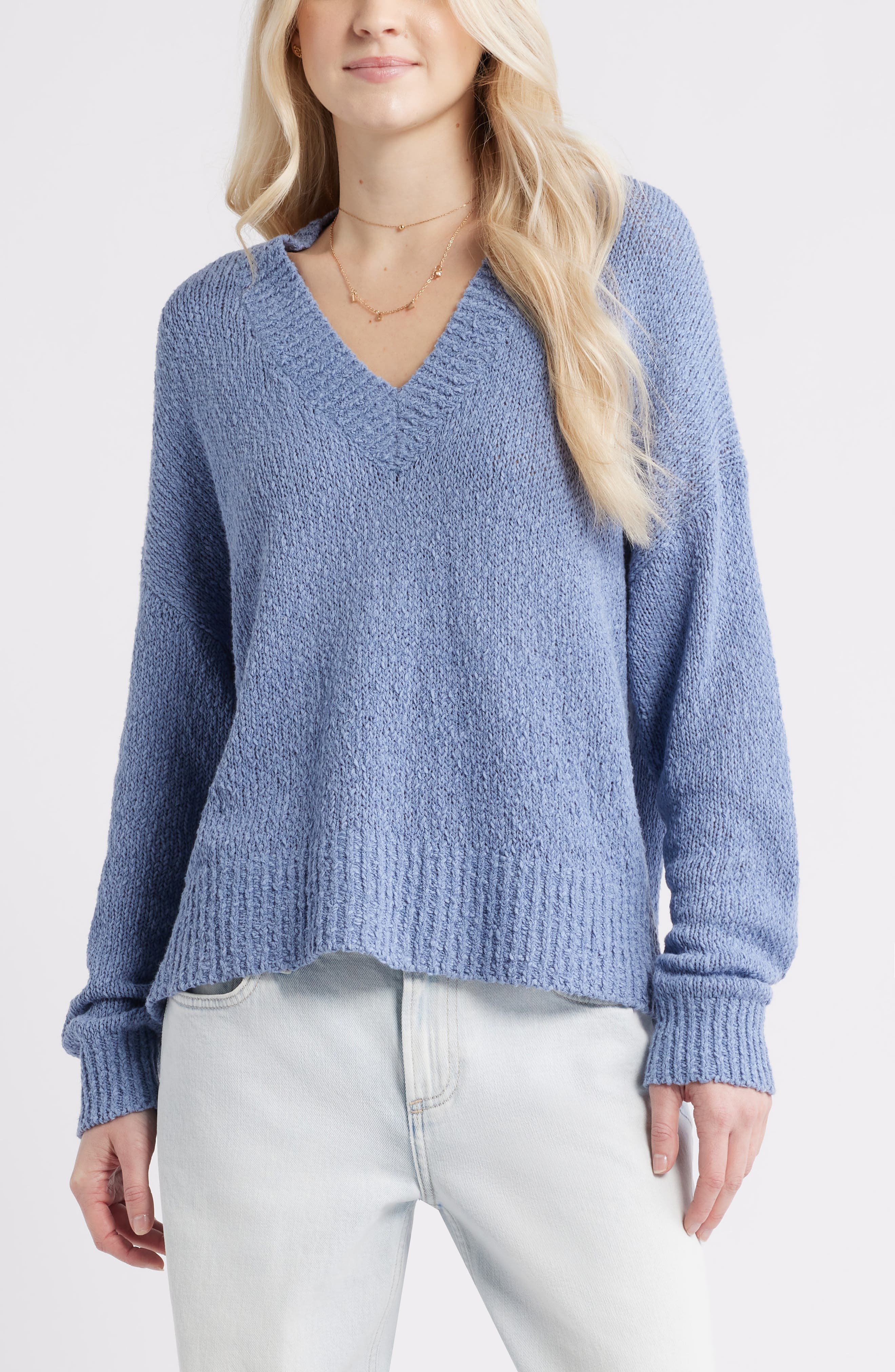 Oversize V-Neck Sweater - image 3