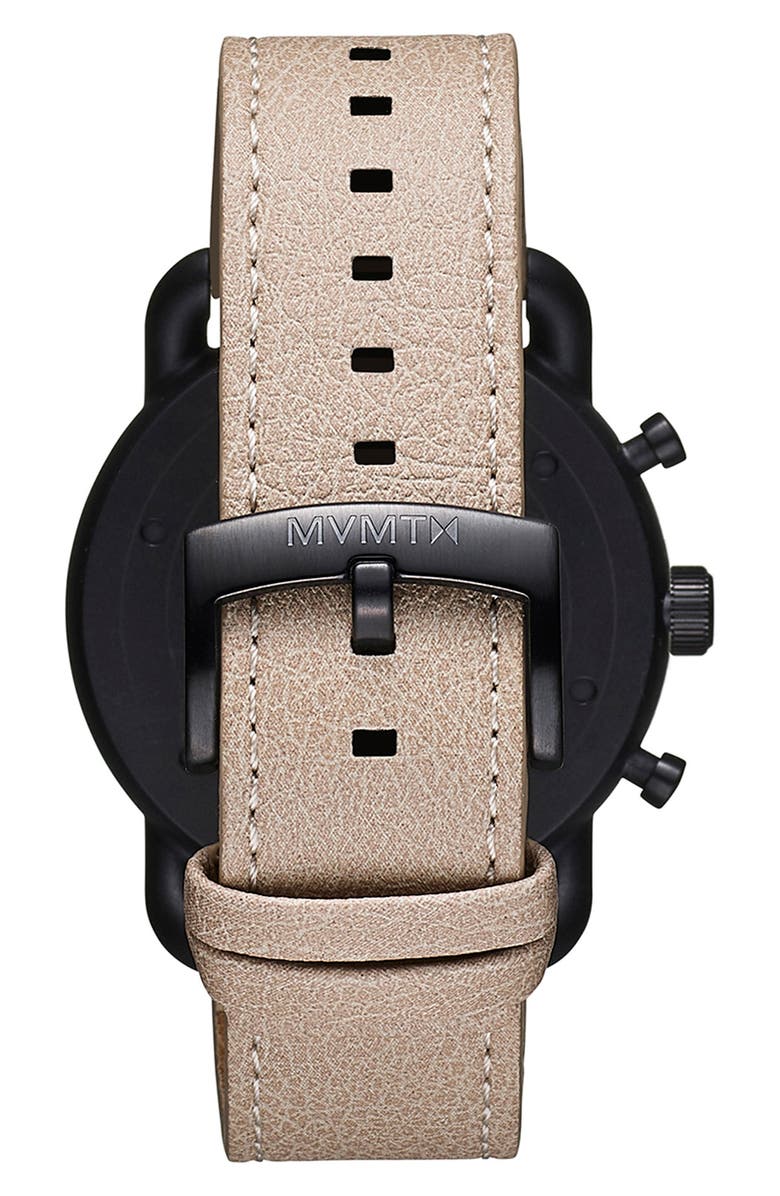 MVMT Blacktop II Solar Chronograph Watch, 47mm, Alternate, color,