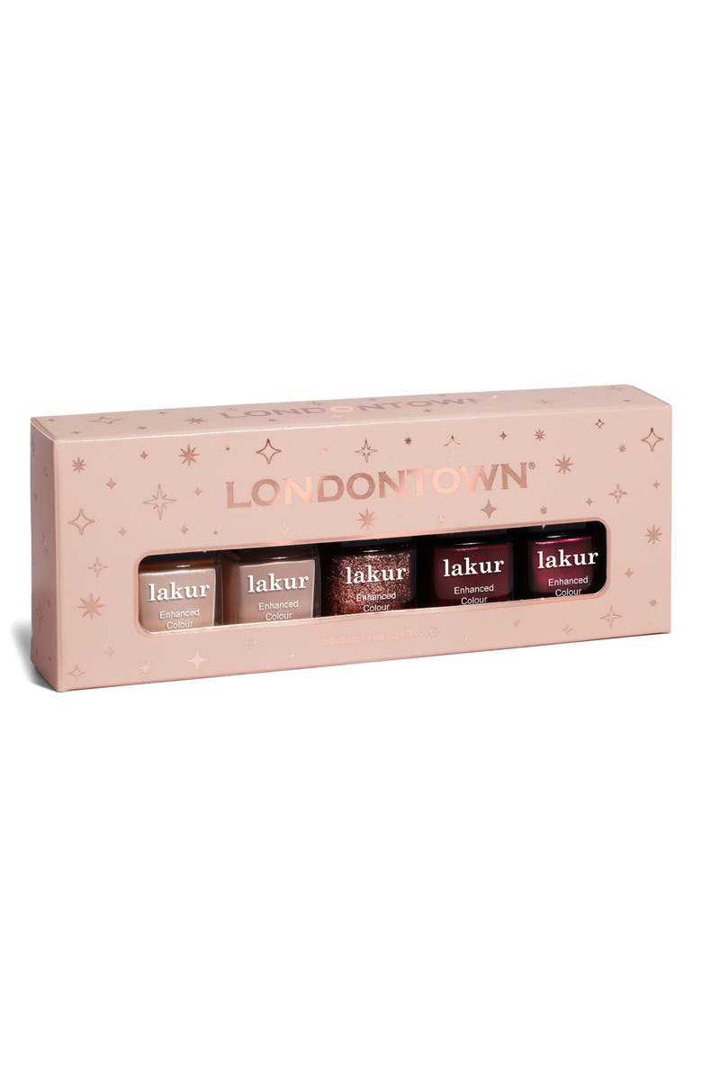 Londontown Winter Whimsy 5-Piece Nail Color Set $60 Value, Alternate, color,