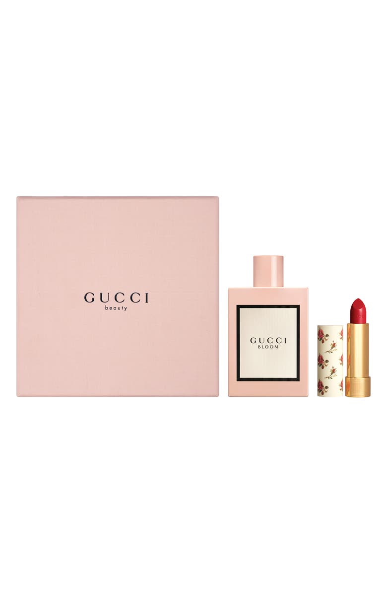 Gucci Bloom Eau de Parfum & Sheer Lipstick Set $172 Value, Main, color, 
