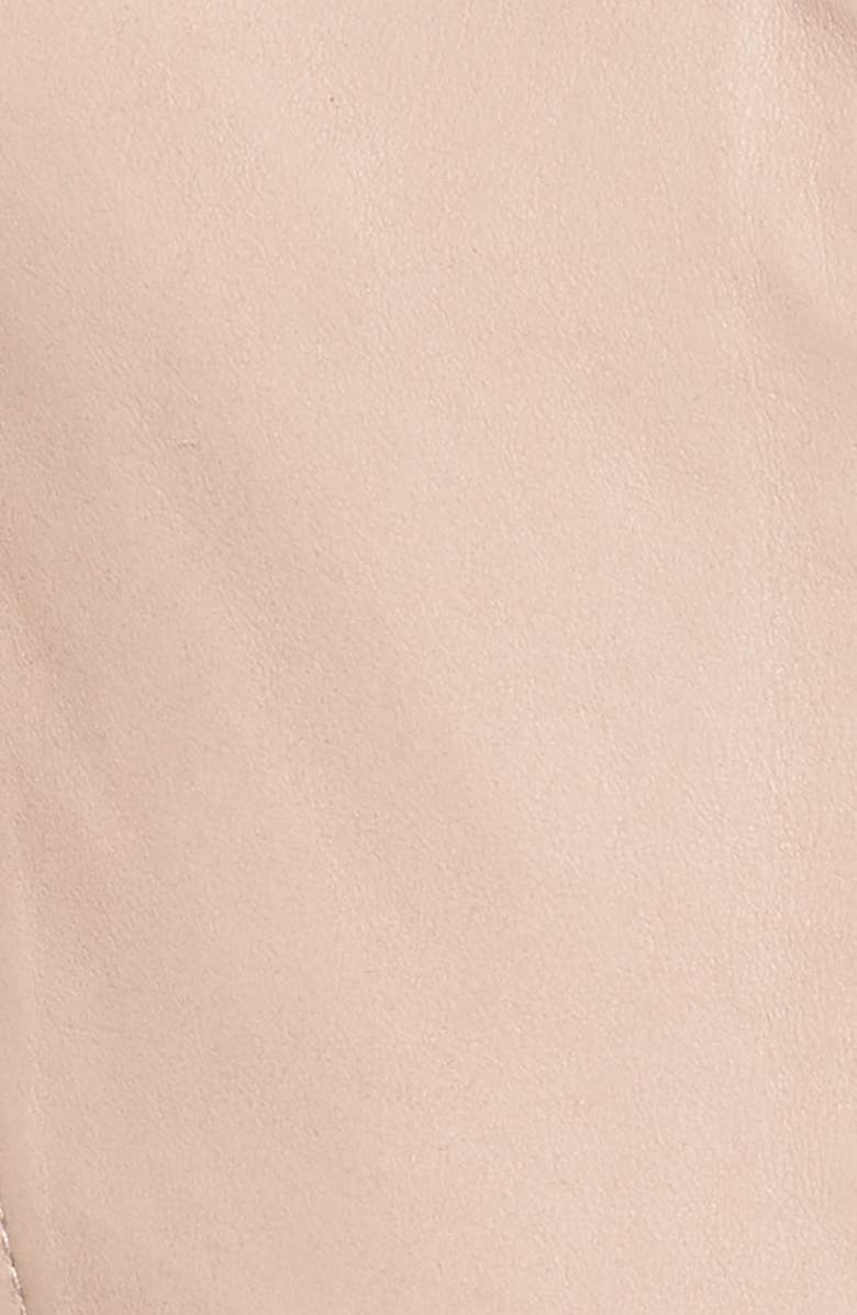 MICHAEL Michael Kors Leather Moto Jacket, Alternate, color,