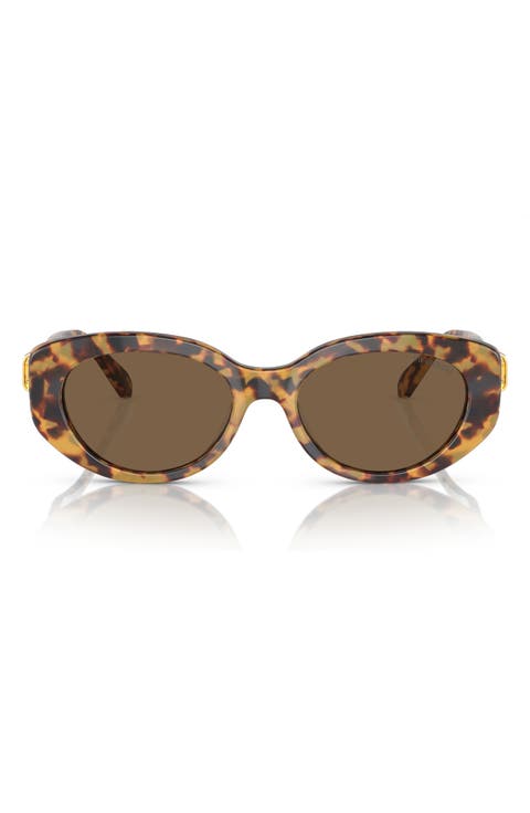 53mm Oval Sunglasses