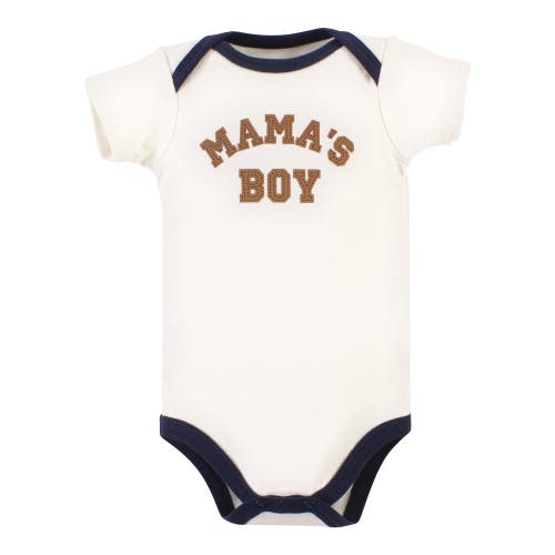Hudson Baby Essential Cotton Bodysuits 5-piece Set In Multi