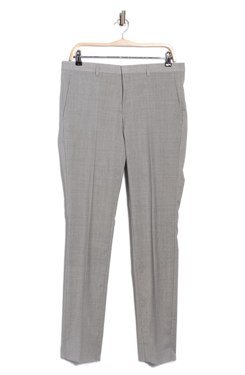 HUGO Hesten Stretch Cotton Dress Pants, Alternate, color, Light/ Pastel Grey