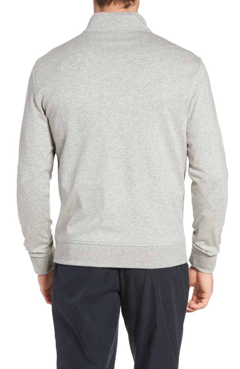 NORDSTROM MEN'S SHOP Pima Cotton Quarter Zip Pullover, Alternate, color,