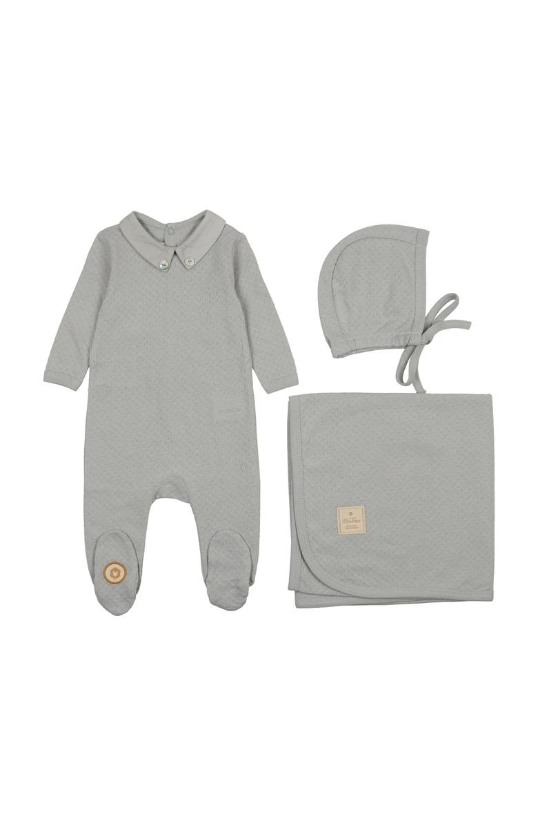 Mon Tresor Bebe Textured Elegance Boys Layette Set, Main, color, 