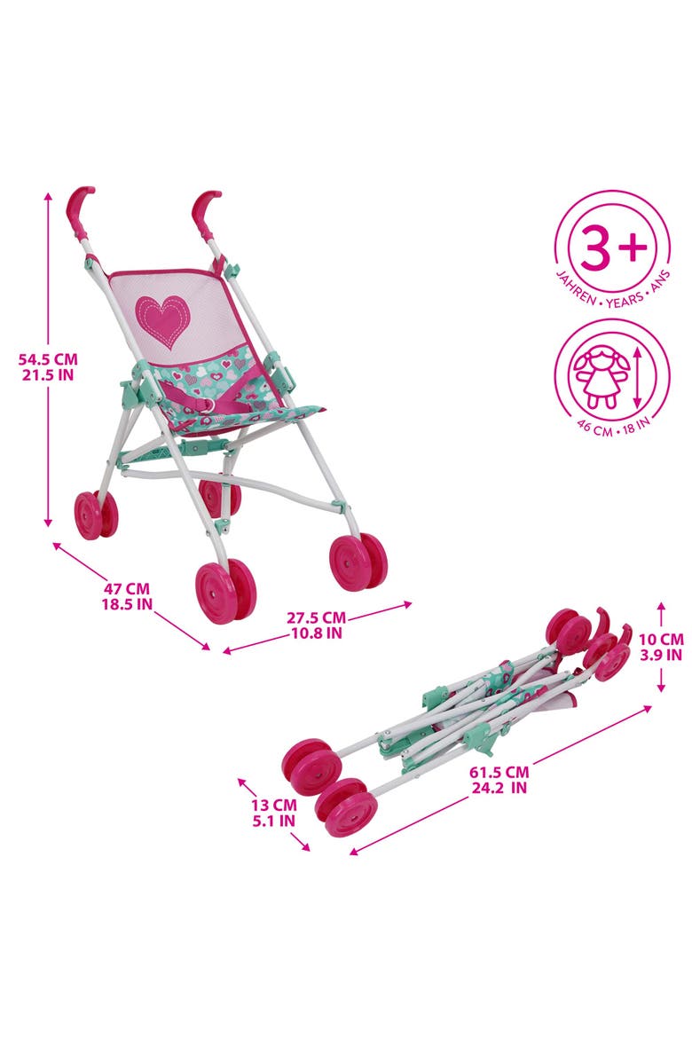 Bouncer Doll Heart Play Set, Alternate, color, Multicolored