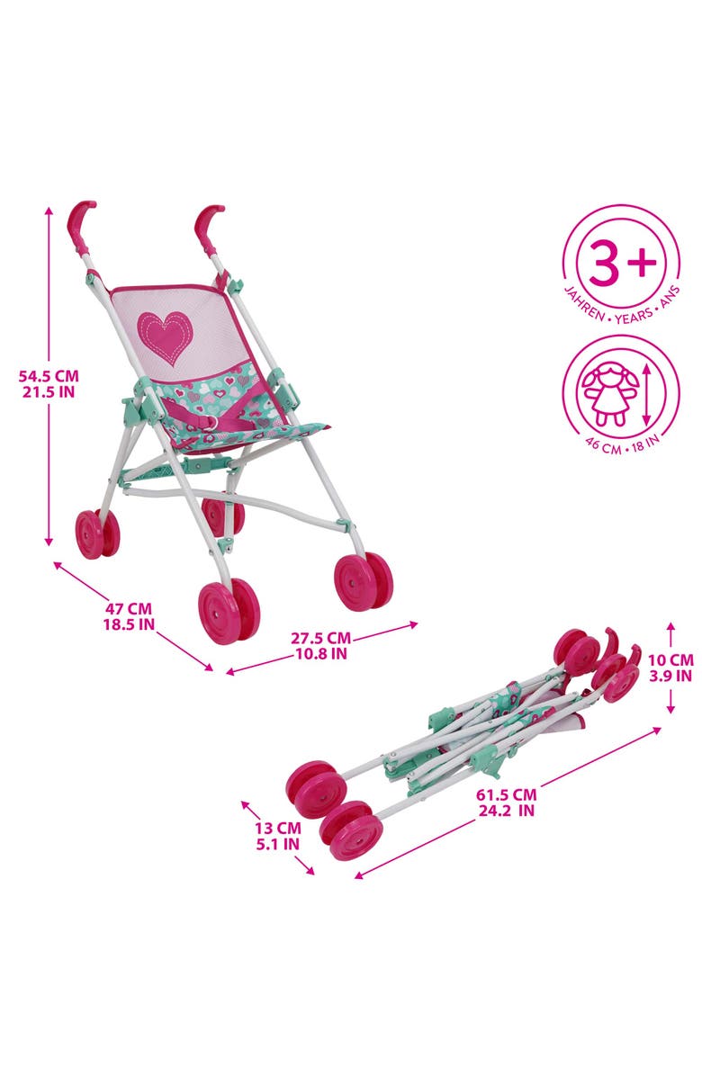 509 Crew Bouncer Doll Heart Play Set, Alternate, color, Multicolored