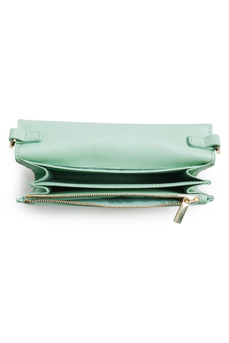 'Robinson' Leather Wallet on a Chain, Alternate, color, MINT