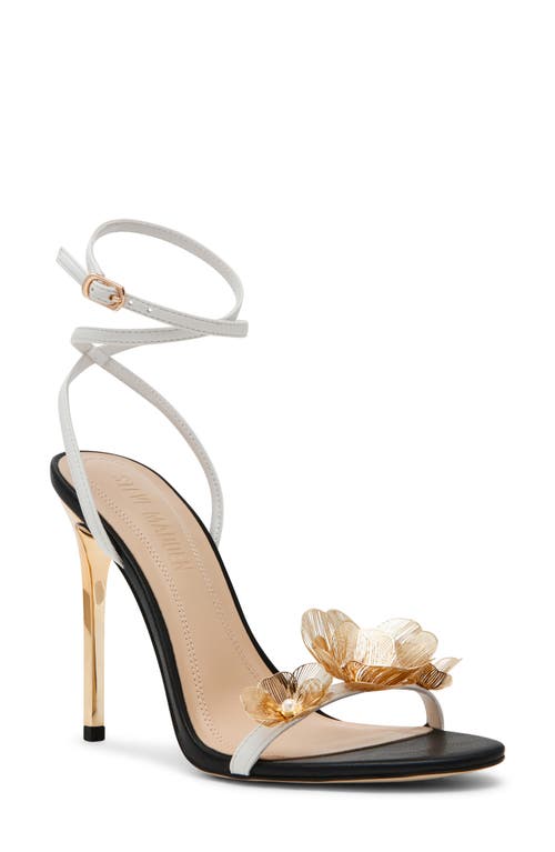 Steve Madden Sheila Ankle Strap Sandal In Black Multi