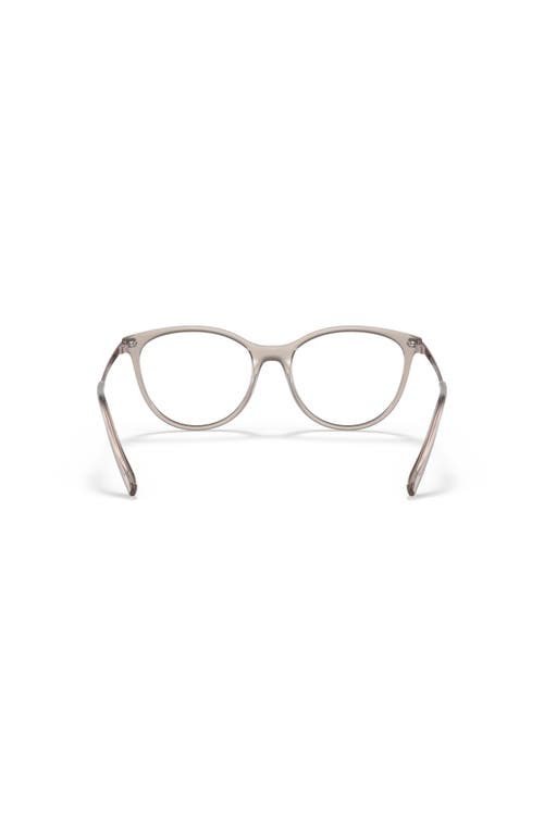 Armani Exchange 53mm Cat Eye Optical Glasses In Neutral