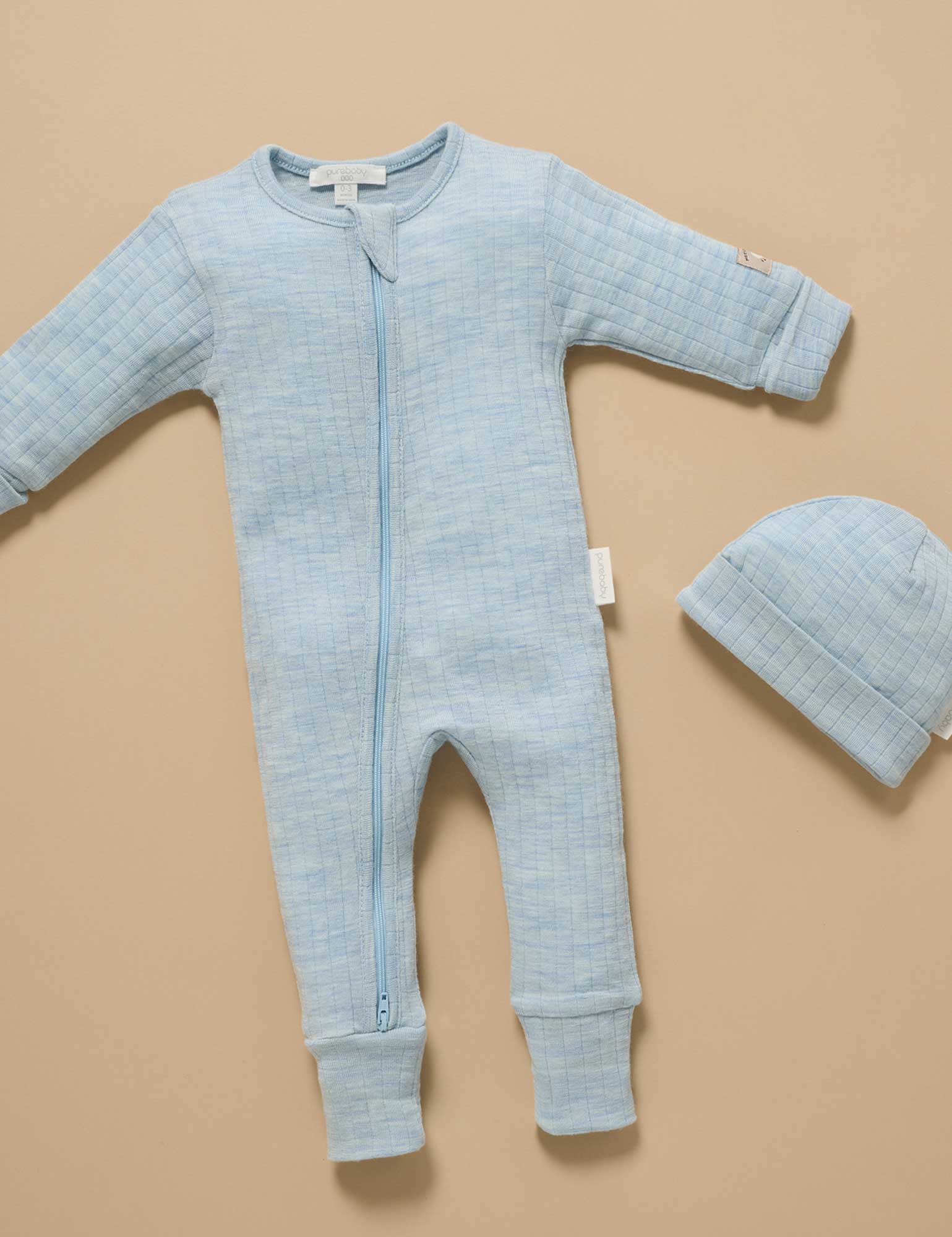 Purebaby Baby Boy's Merino Coverall | Nordstrom